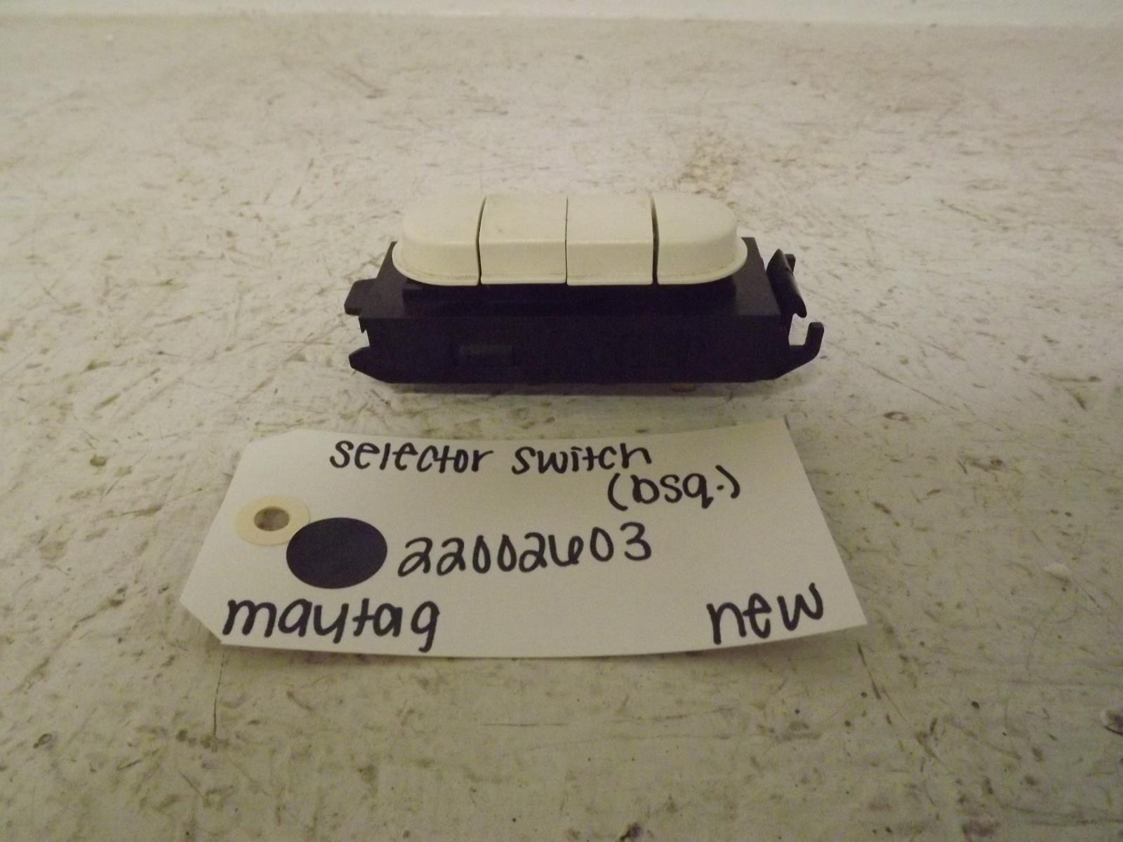 Maytag Washer 22002603 Selector Switch (Bisque) New Maytag Washer 22002603 Selector Switch (Bisque) New